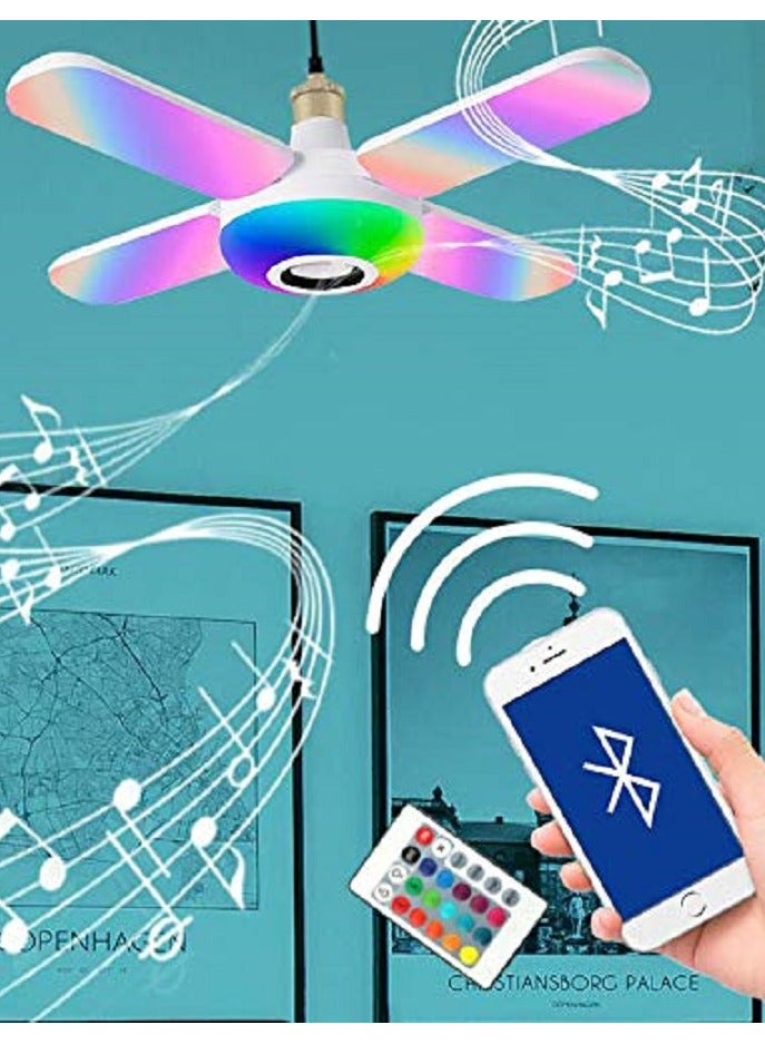 Music lamp remote control bluetooth speaker breakable ceiling mount - Image 2