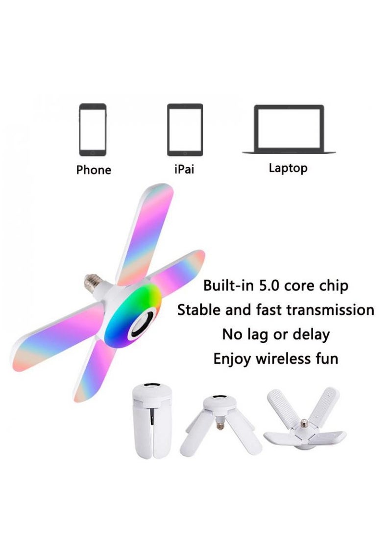 Music lamp remote control bluetooth speaker breakable ceiling mount - Image 4