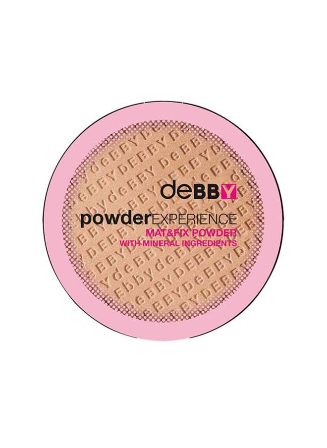 Debby Powder Experience Mat And Fix Powder 02 Natural 