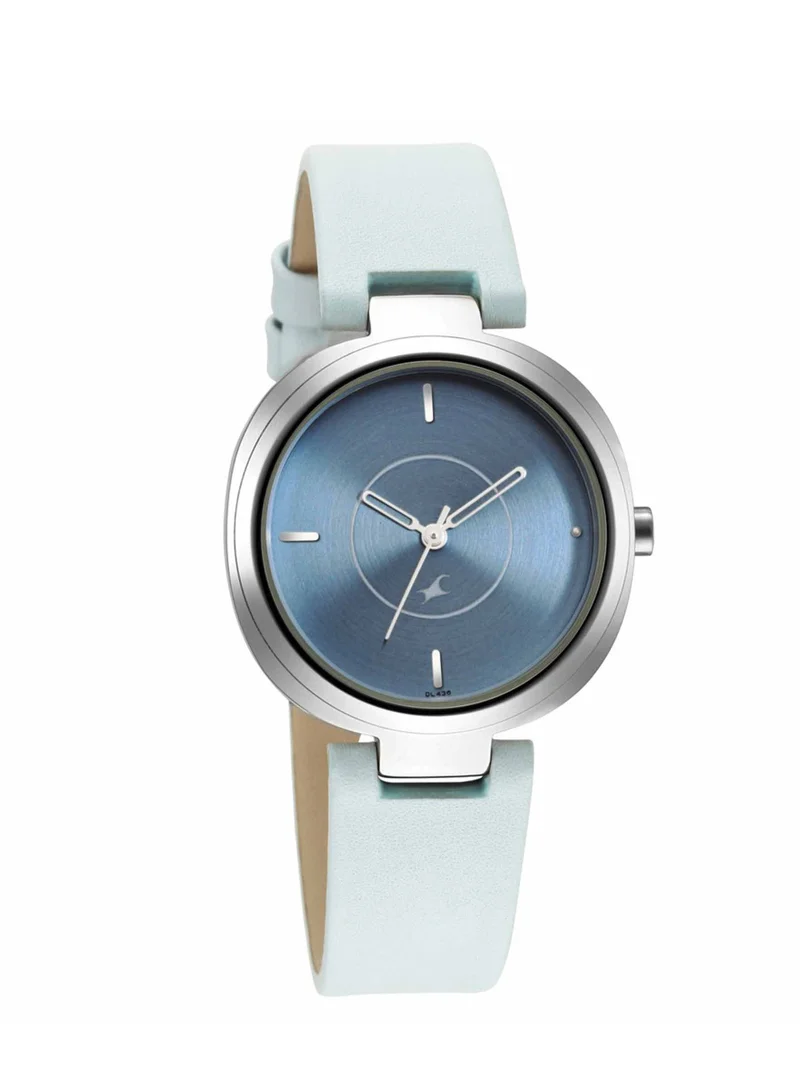 fastrack Fastrack Stunners Quartz Analog Blue Dial Leather Strap Watch for Girls