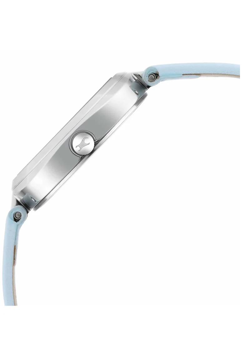 fastrack Fastrack Stunners Quartz Analog Blue Dial Leather Strap Watch for Girls