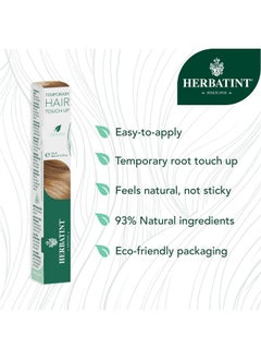 Herbatint Temporary Hair Touchup Instantly Mask Grey Roots Between Coloring With Easy To Apply Precision Brush Kit Naturallooking Concealer For Blonde Hair Vegan .33 Oz  - Image 2