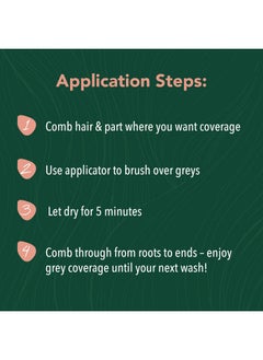 Herbatint Temporary Hair Touchup Instantly Mask Grey Roots Between Coloring With Easy To Apply Precision Brush Kit Naturallooking Concealer For Blonde Hair Vegan .33 Oz  - Image 5