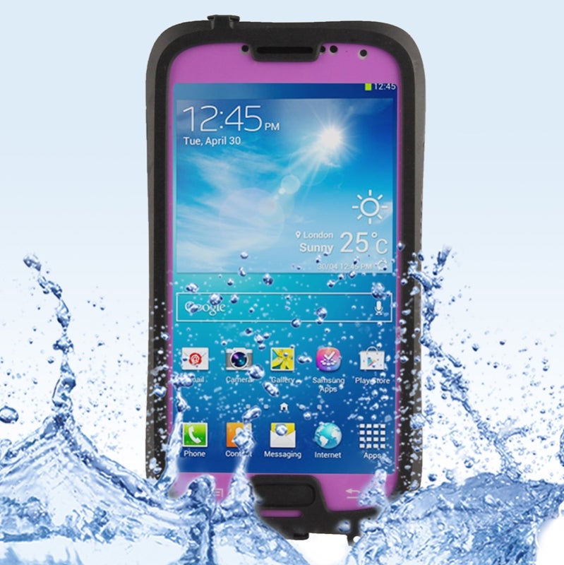 Ipega Series Waterproof / Snowproof / Dirtproof / Shockproof Protective Case For Galaxy S Iv (I9500) / S Iii (I9300), Purple(Purple) - Image 2