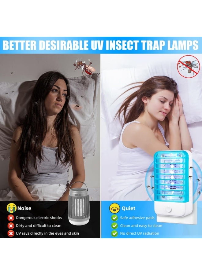 Ayshal 2-Pack Indoor Electric Mosquito Killer Plug-In Insect Eliminator, Electronic Mosquito Trap with LED Light, Ideal for Patios, Bedrooms, Kitchens, Offices, and Nurseries - Image 2