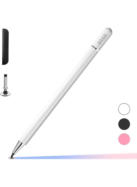 Stylus Pen Capacitive Disc Tip Pencil And Magnetic Cap Stylus Compatible With All Touch Screens Touch Pens For Ipad Pro Ipad Air Mini Ipod Iphone Samsung Galaxy Tab Smartphone Tablet