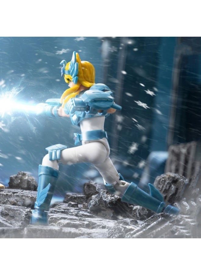 Blokees Saint Seiya Galaxy Version 02 – Libra Shiryu & Cygnus Hyoga Action Figures, Collectible Buildable Model Kit, Genuine Licensed Toy for Kids & Adults - Image 4