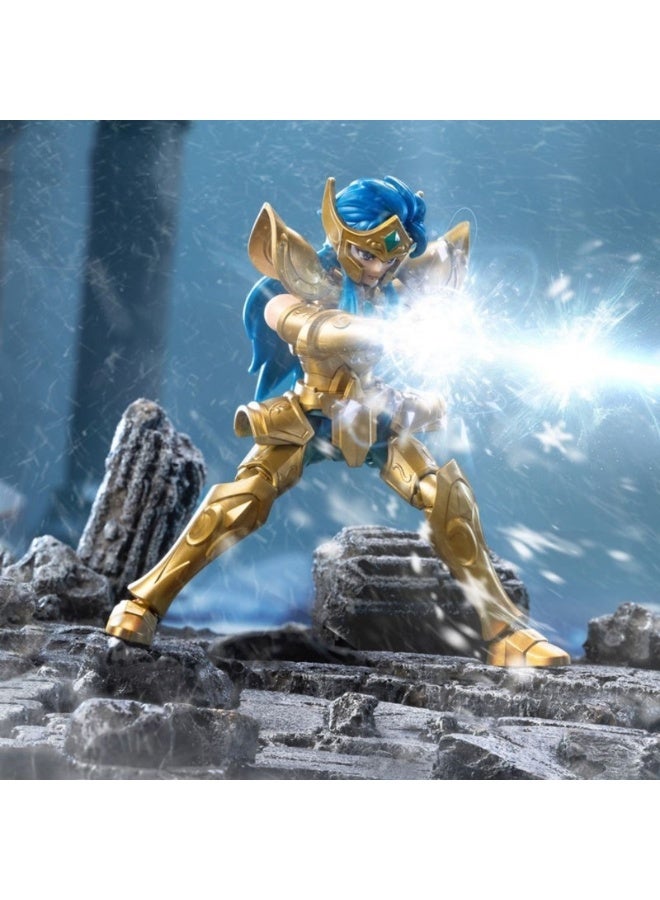Blokees Saint Seiya Galaxy Version 02 – Libra Shiryu & Cygnus Hyoga Action Figures, Collectible Buildable Model Kit, Genuine Licensed Toy for Kids & Adults - Image 5