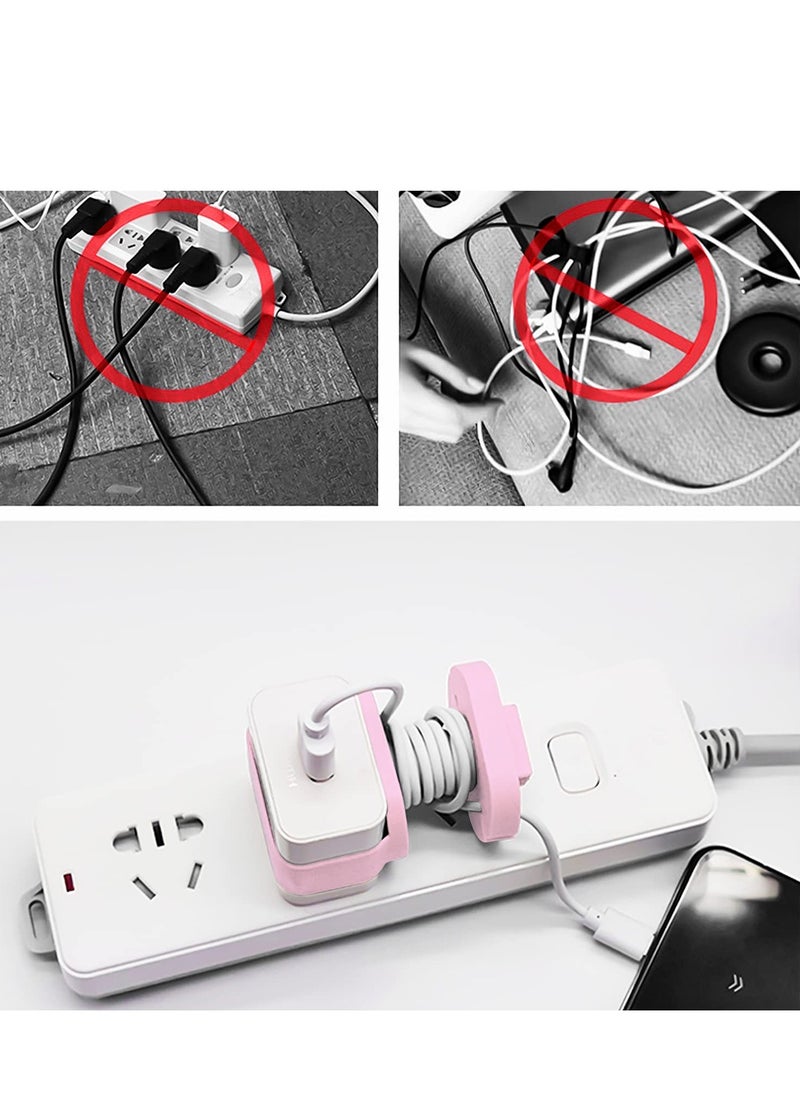 Generic - 3 Pack Silicone Charger Protector and Data Cable Winder, 18W/20W Charger Case for iPhone 12/13/14, Durable Cable Storage Solution for Home and Travel - Image 1