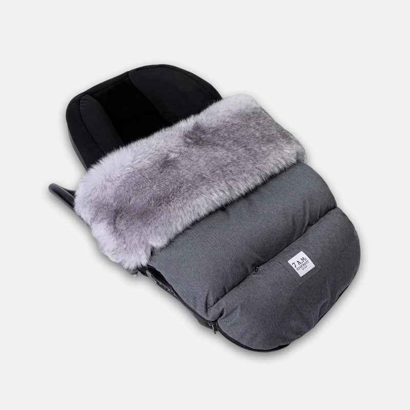 7 A.M. 7AM Enfant Universal Stroller Footmuff - Water Repellent Winter Bunting Bag for Strollers & Car Seats, Soft Micro-Fleece & Plush Lined Stroller Footmuff for Baby Boy & Girl | TundraPOD - Image 2