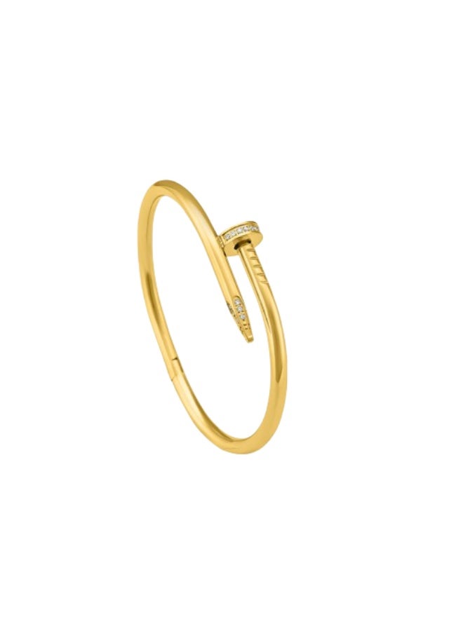 PALMONAS Nail Bangle Bracelet for Women - Waterproof & Anti-Tarnish - Image 4