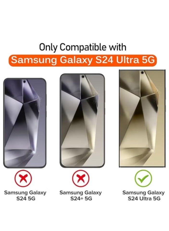 Samsung S24 Ultra Magsafe Case 2024 [Upgraded Build in N52 Magnets] Slim Thin Magnetic Cover Anti Yellowing Anti Scratch Hard Back Crystal Clear - Image 4