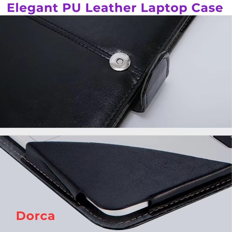 Dorca ® case for Samsung Galaxy Book4 NP750XGJ 15.6 Inch-PU Leather Portfolio Protective Cover, Keeps a Laptop New - Image 4