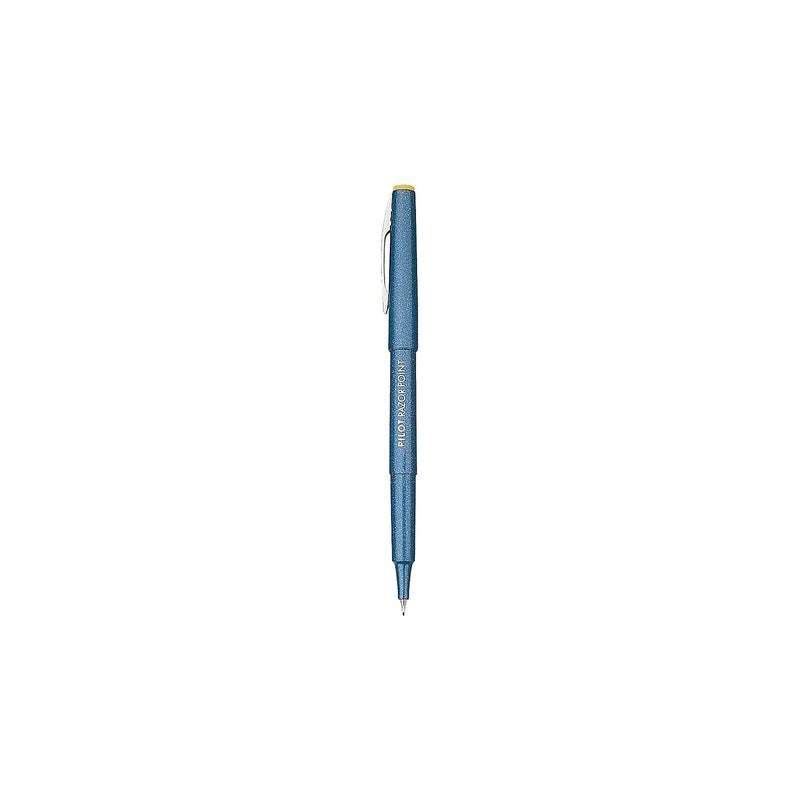 PILOT Razor Point Fine Line Marker Pens, Ultra-Fine Point (0.3mm) Blue Ink, 12-Pack (11004) - Image 3
