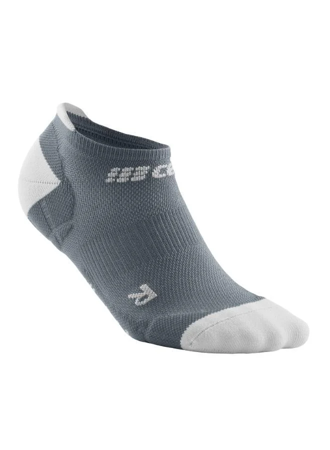 Cep  Ultralight Compression Socks No Show Grey/Light Grey Men for Men | Best Price UAE