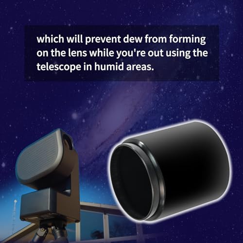 XJJ Dew Shield Compatible With ZWO SeeStar S50 Telescope light Hood, Lens Stray Light Protection And Lens Anti-condensation Shield Reduces The Risk Of Fogging With Dew. Compatible With Bahtinov Mask Focus - Image 5