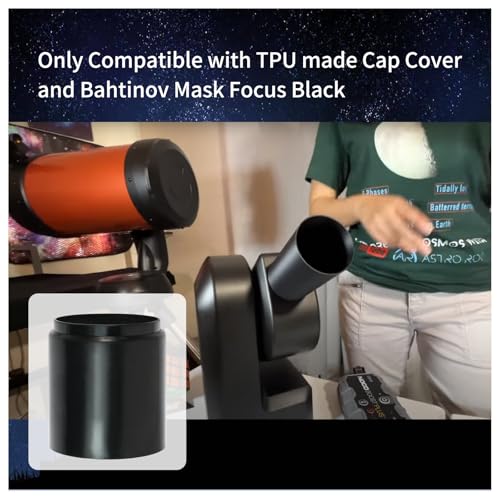 XJJ Dew Shield Compatible With ZWO SeeStar S50 Telescope light Hood, Lens Stray Light Protection And Lens Anti-condensation Shield Reduces The Risk Of Fogging With Dew. Compatible With Bahtinov Mask Focus - Image 3