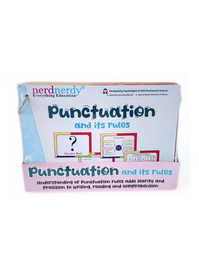nerdnerdy - NerdNerdy Punctuation and its Rules/Teaching Learning aid for Home/classrooms/7yrs+/ Can be Used for Special Education - Image 1