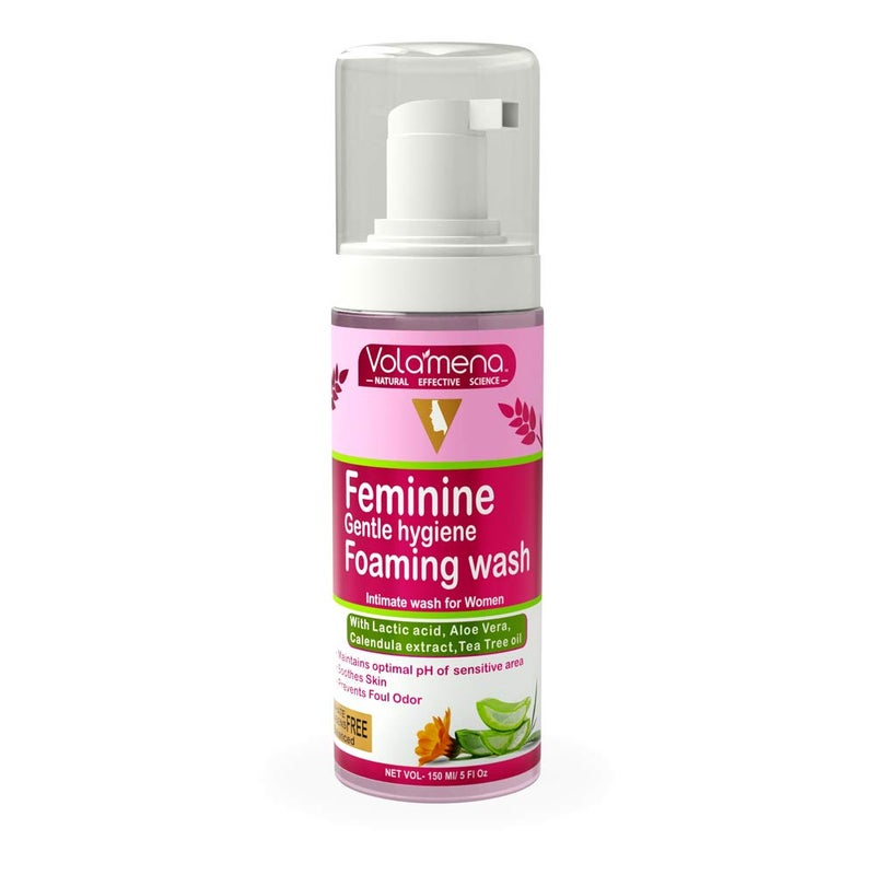 VOLAMENA WITH DEVICE Volamena Feminine Gentle Hygiene Foaming Wash Sulphate  Paraben Free pH Balanced 150 ml5 Oz - Image 3
