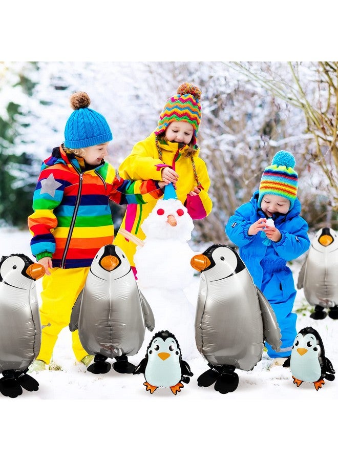 Yunsailing 14 Pieces Penguin Balloons Jumbo Walking Penguin Foil Balloon for Boys Girls Birthday Party Wedding Baby Shower Supplies - Image 3