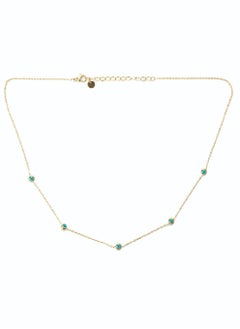 AMICA Dainty Evil Eye Drop Charm Necklace  - Image 1