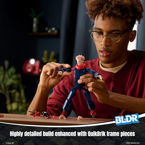 Bldr مجموعة بناء BLDR جوجوتسو كايسن يوجي إيتادوري 95 بوصة تمثال عمل قابل للبناء متحرك 0039 - Image 5