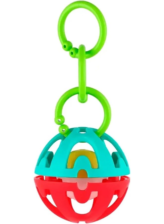 Playgo Take Along Clicky Ball – Sensory Rattle Ball for Motor Development (3M+) - Image 4