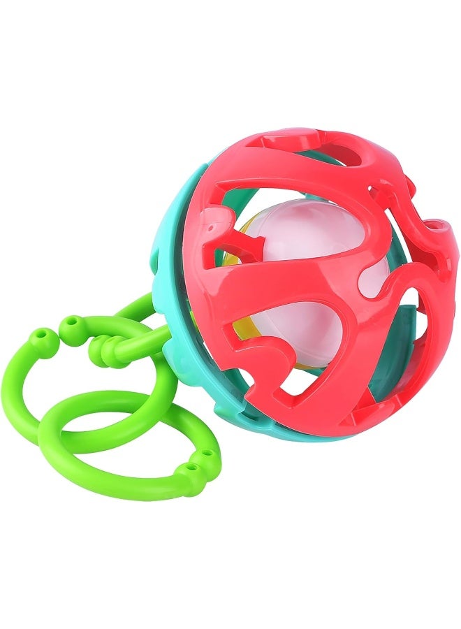 Playgo Take Along Clicky Ball – Sensory Rattle Ball for Motor Development (3M+) - Image 3