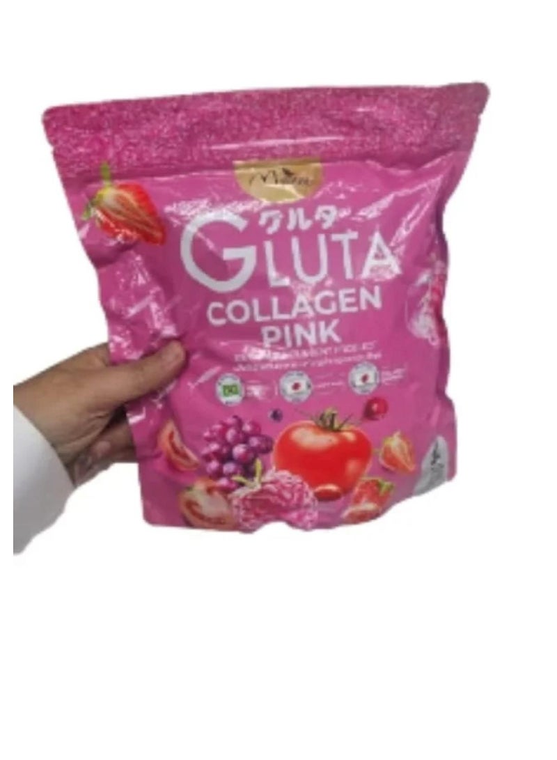 Mani Gluta Collagen Pink Dietary Supplement with L-Glutathione, Collagen Peptide and Acerola Cherry
