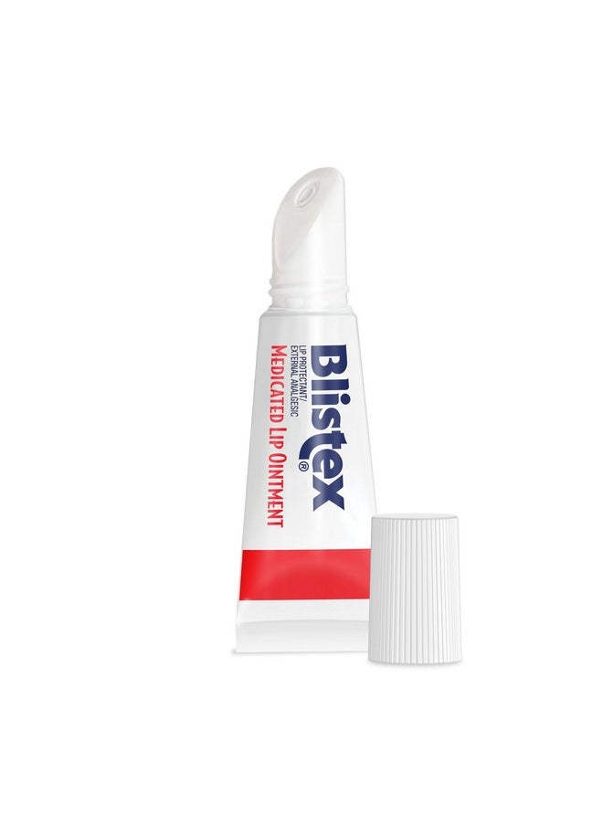 Blistex - Medicated Lip Ointment 0.21 Ounce Tube Pack Of 12Relieves Cold Sores & Helps Heal Dry Chapped Lips Pain Relief From Lip Sores & Blisters Healing Ointment - Image 1