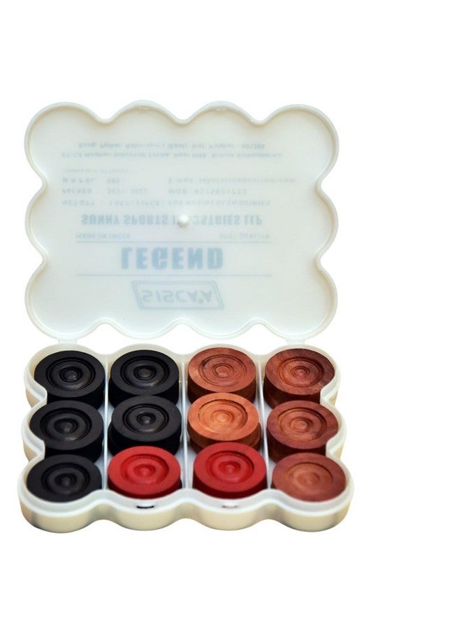 WMX Kid,Teen,Adult Siscaa Carrom Coin Carrom Board Accessory Approved & Used In National Tournament Held By Carrom Federation Of India (Legend) - Image 1