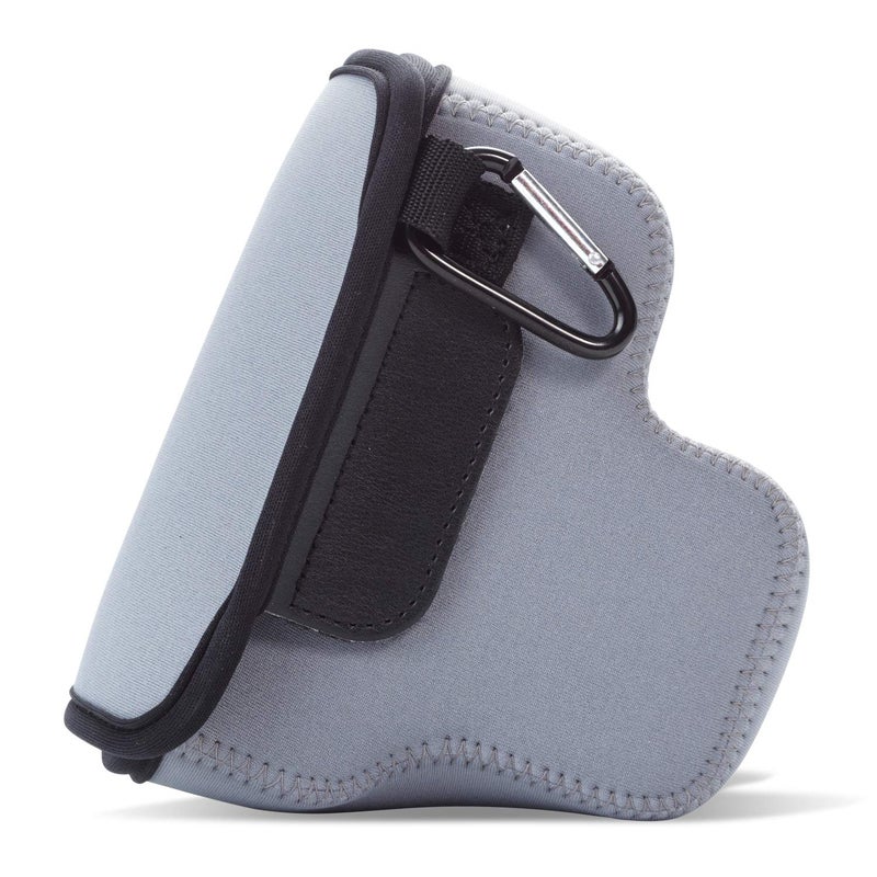 MegaGear MG1957 Ultra Light Neoprene Camera Case Compatible with Sony Alpha 7C, A7 C, A7C II, A7C (18-55mm) - Gray - Image 2