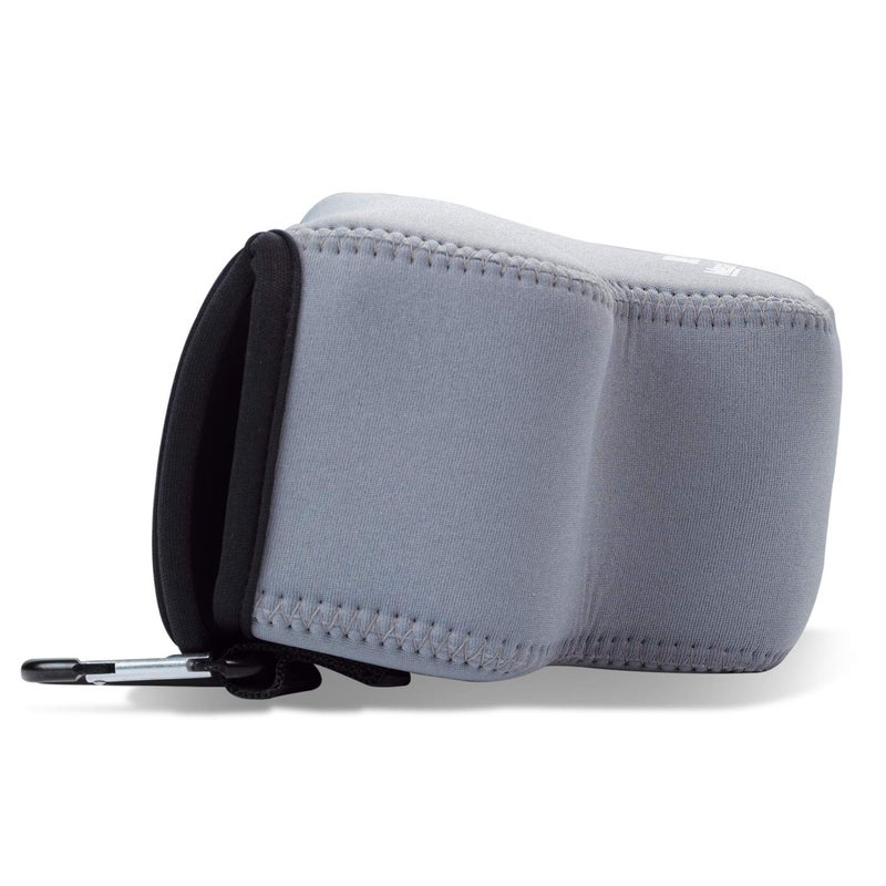 MegaGear MG1957 Ultra Light Neoprene Camera Case Compatible with Sony Alpha 7C, A7 C, A7C II, A7C (18-55mm) - Gray - Image 3