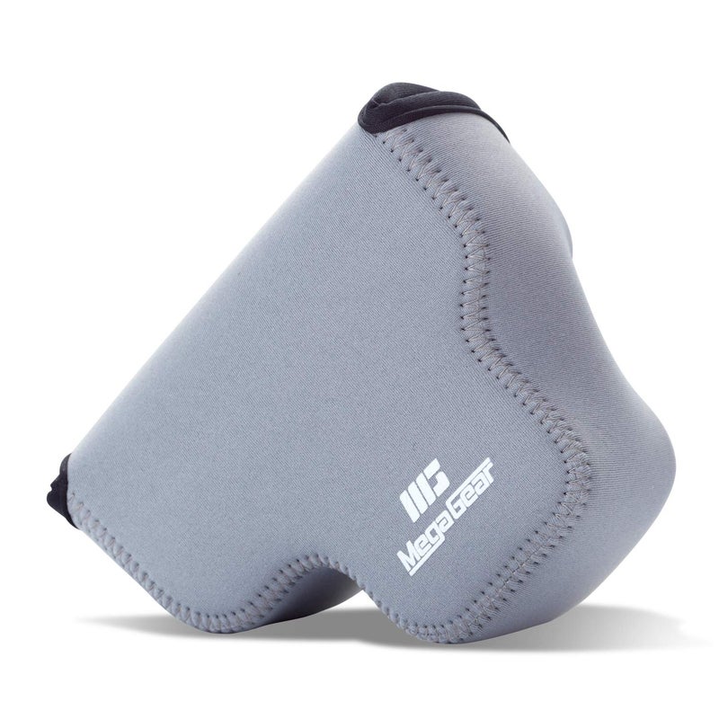 MegaGear MG1957 Ultra Light Neoprene Camera Case Compatible with Sony Alpha 7C, A7 C, A7C II, A7C (18-55mm) - Gray - Image 1