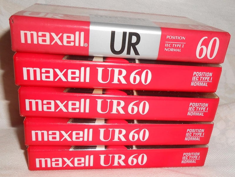 Maxell Maxell UR 60 Position IEC Type I Normal Audio Cassette  5 Pack - Image 1
