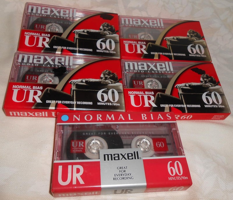 Maxell Maxell UR 60 Position IEC Type I Normal Audio Cassette  5 Pack - Image 4