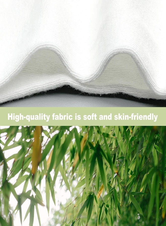 SERISIMPLE Kids Viscose Bamboo School Socks Soft flate Seam Color Anti Odor Thin Breathable Stretch Cuffs Girls Boy 5 Pairs (US, Alpha, Medium, Regular, White) - Image 4