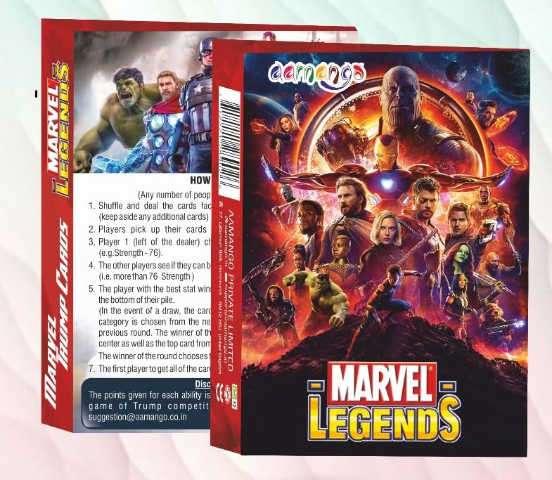 Aamango Marevels Red Trump Cards - Image 1