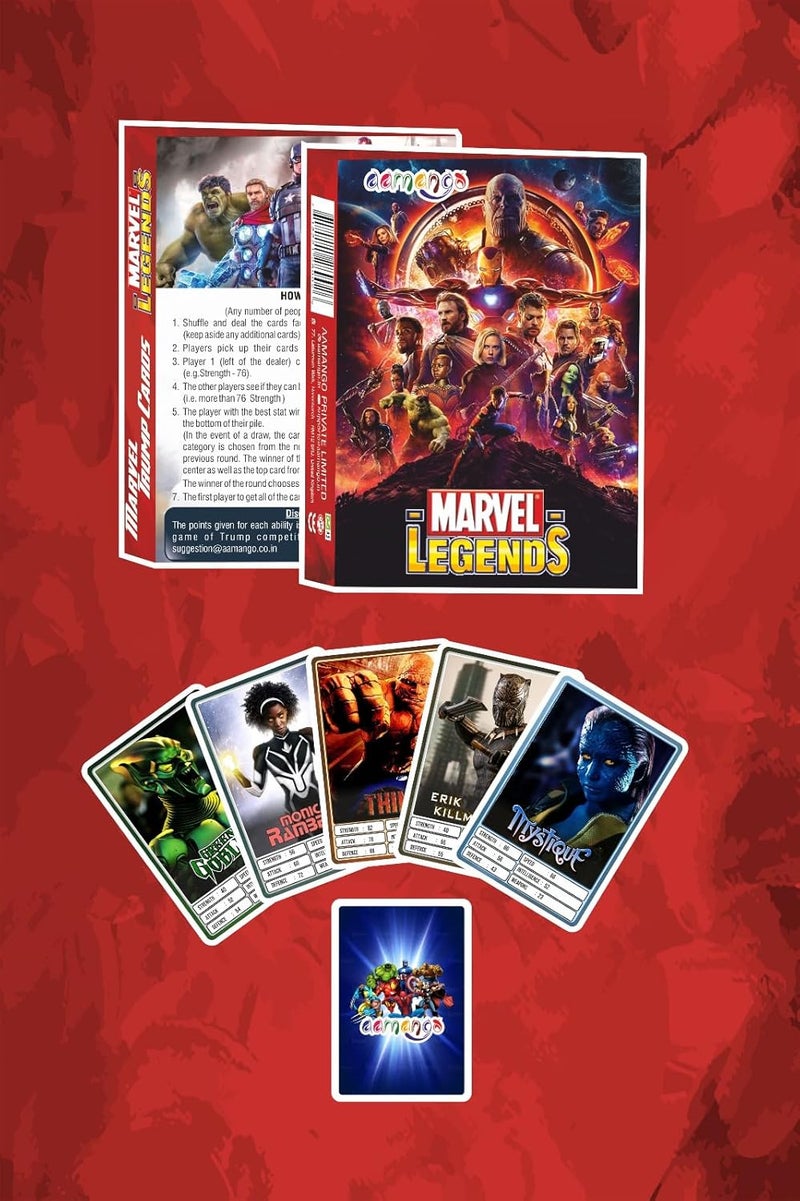 Aamango Marevels Red Trump Cards - Image 3