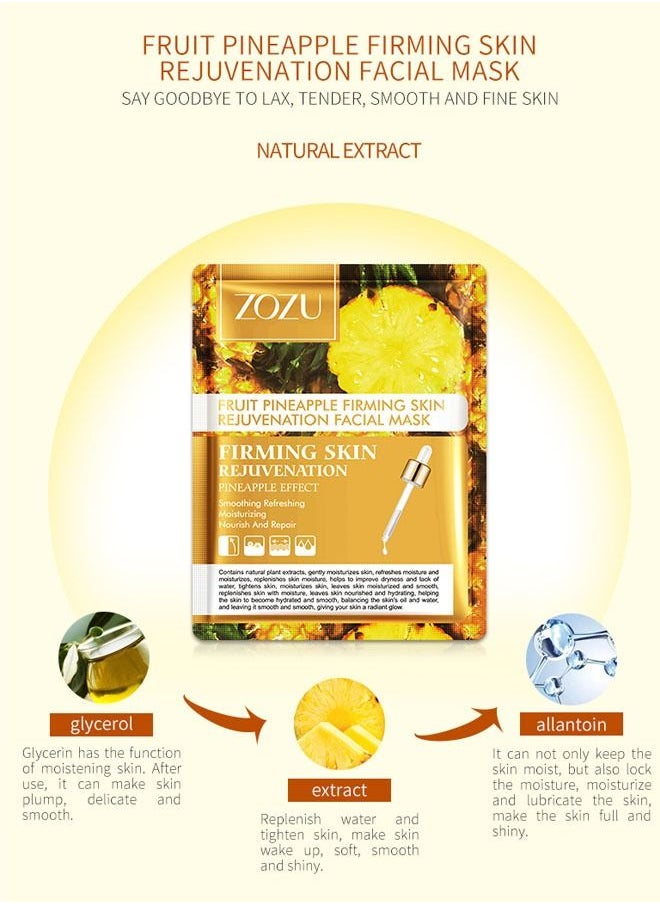 Fruit Pineapple Firming Skin Rejuvenation Facial Mask