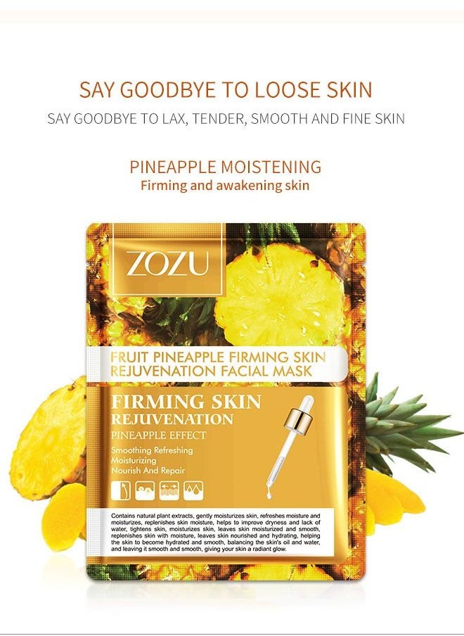 Fruit Pineapple Firming Skin Rejuvenation Facial Mask