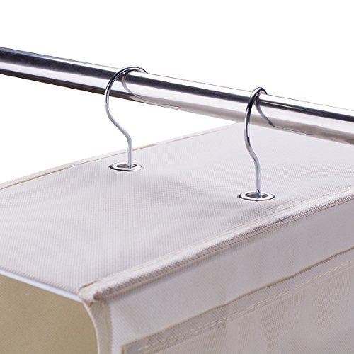 LONGTEAM Hanging Purse Handbag Organizer Homewares Nonwoven 10 Pockets Hanging Closet Storage Bag - Image 3