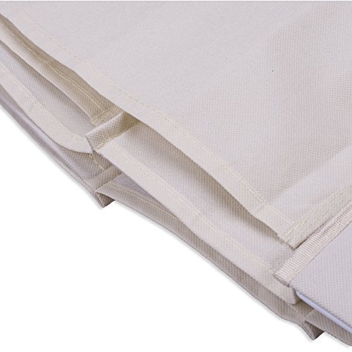 LONGTEAM Hanging Purse Handbag Organizer Homewares Nonwoven 10 Pockets Hanging Closet Storage Bag - Image 5