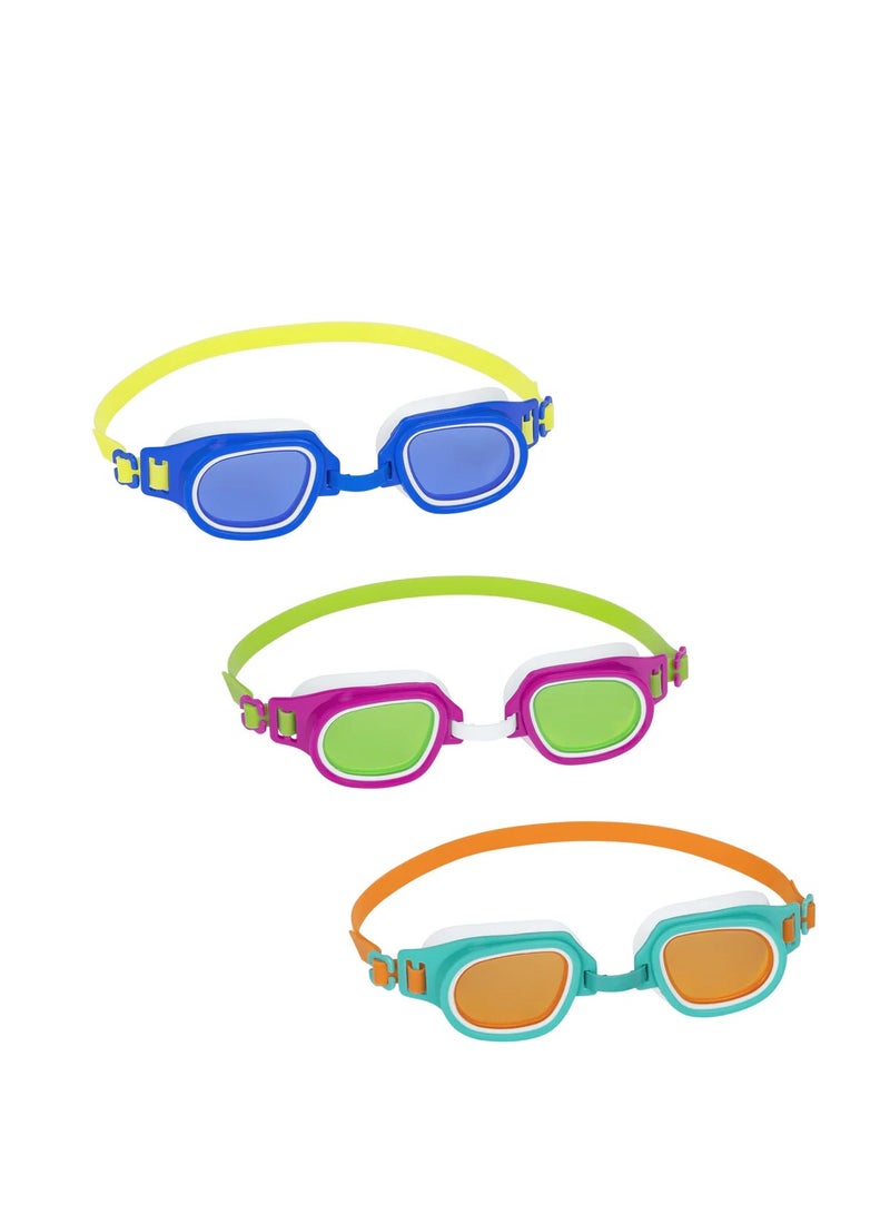 Bestway One Piece Swimming Goggles Comfortable Adjustable Design Random Selection 21003 - Image 1