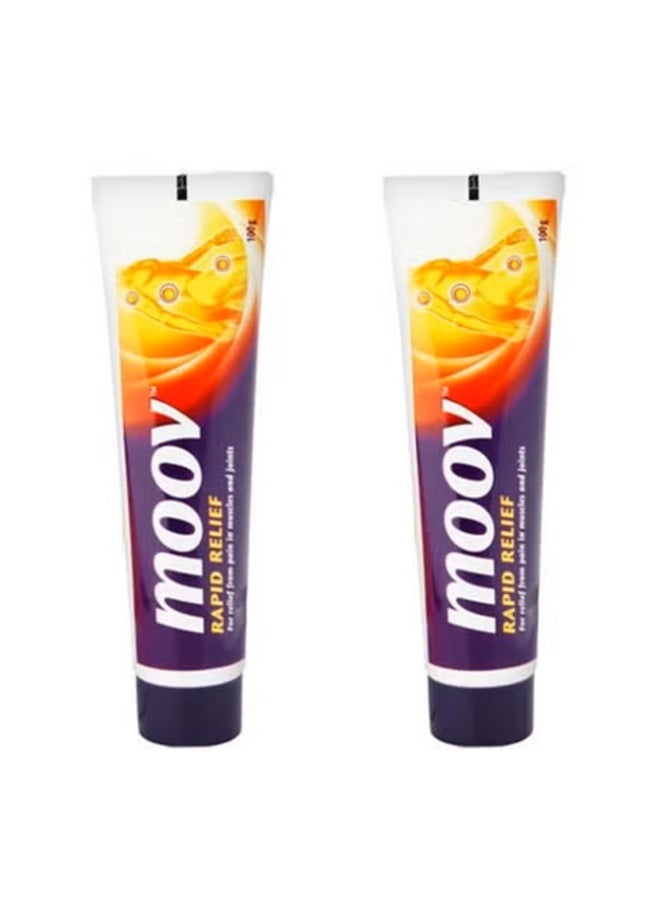 Moov Fast Relief Ointment for Muscle & Joint Pain – 100g 2 packs - Image 2