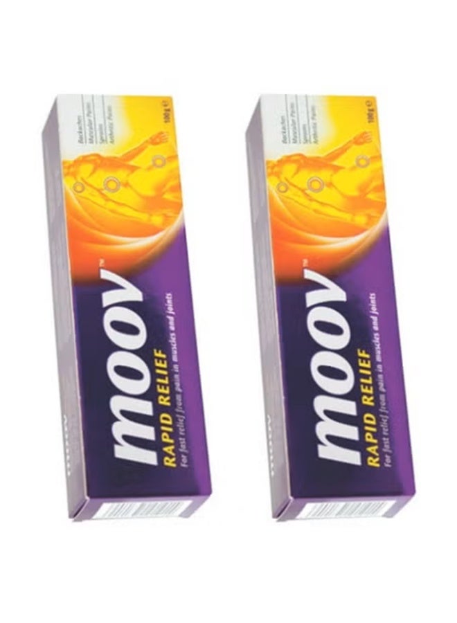 Moov Fast Relief Ointment for Muscle & Joint Pain – 100g 2 packs - Image 1