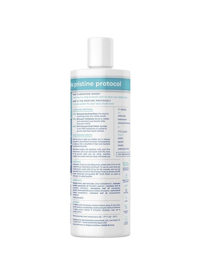 Essential Oxygen ESSENTIALOXYGEN Organic Peppermint Brushing Rinse, 16 FZ  - Image 2