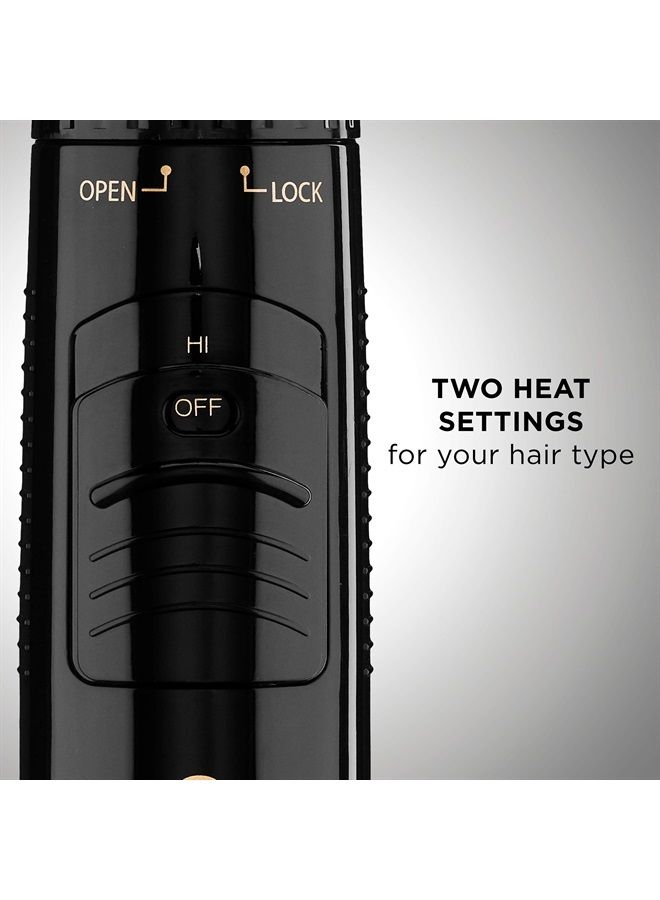 CONAIR 2-in-1 Hot Air Curling Combo, Includes 1.5-inch Curl Brush and 1-inch Aluminum Bristle Brush - Image 3