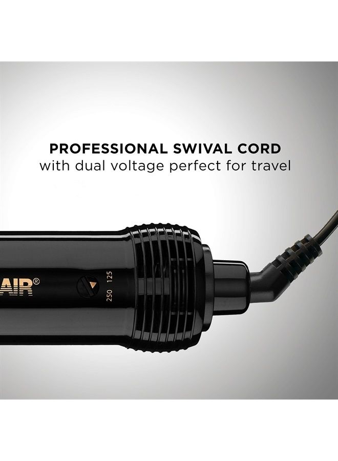 CONAIR 2-in-1 Hot Air Curling Combo, Includes 1.5-inch Curl Brush and 1-inch Aluminum Bristle Brush - Image 5