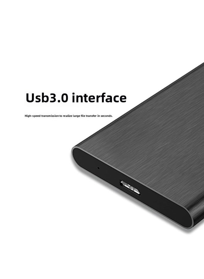 Matte Stripe USB3.0 High Speed Mobile Hard Disk Box 2.5 Inch Computer SATA Hard Disk Box-Color:Black USB3.0 SATA Serial Port  - Image 3